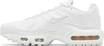 GS Nike Air Max Plus Tn White Metallic Silver ‘Triple White/Casper'